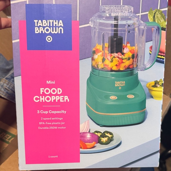 Tabitha Brown Other - 3 cup 250W Mini Chopper Green 42821C1 - Tabitha Brown